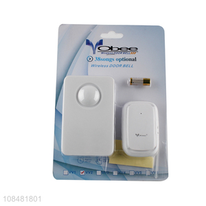 Wholesale self-powered wireless doorbell 38 songs home waterproof doorbell