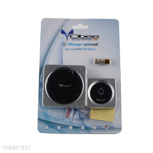 Factory proice <em>home</em> <em>security</em> 38 songs self-powered wireless plug-in doorbell