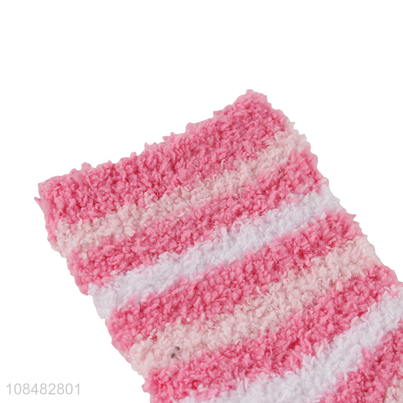 OEM ODM womens socks fluffy coral fleece warm sleeping socks