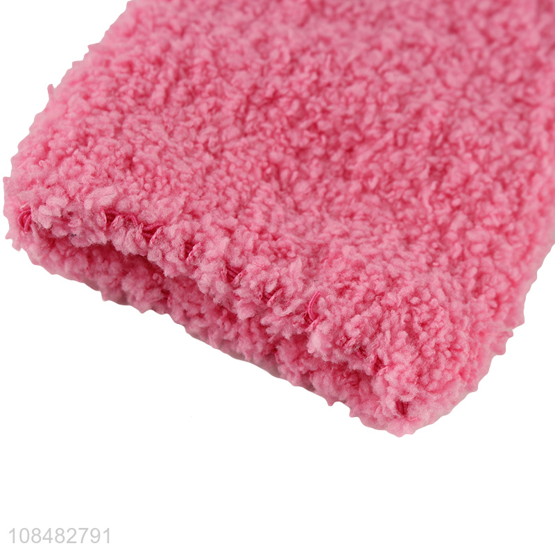 China supplier coral fleece socks comfortable home floor socks