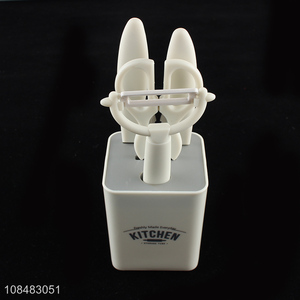 Factory direct sale plastic handle kitchen gadgets with holder