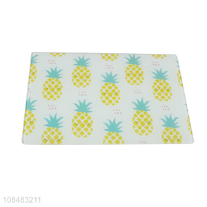 China supplier kitchen printed glass chopping blocks