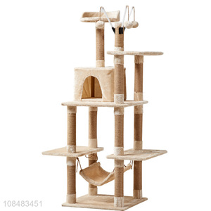 Factory wholesale simple sisal pillar cat climbing frame