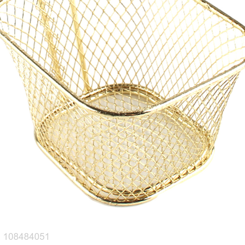 Good price square shape frying baskets for kitchen utensils