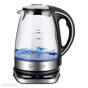 Most popular electric glass water kettle with digital control
