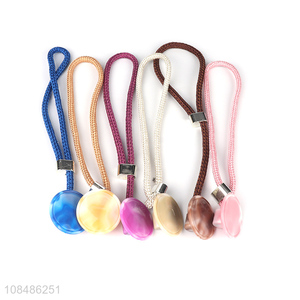 Factory supply multicolor curtain accessories curtain tieback for sale