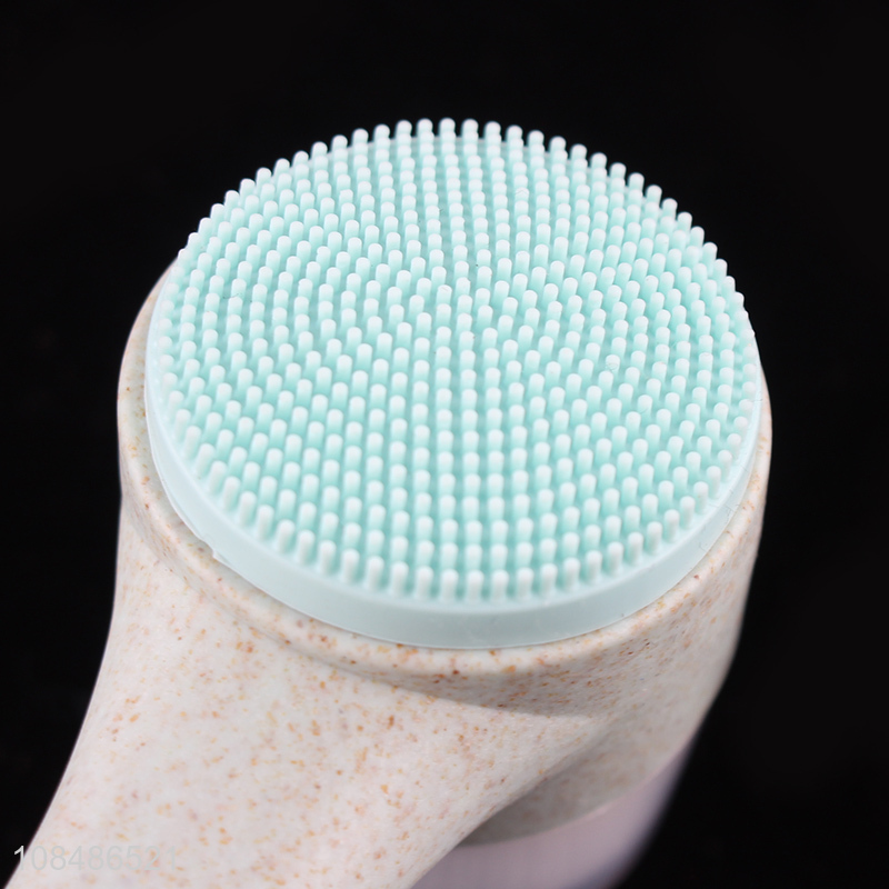 China products multicolor double-sided facial cleansing brush