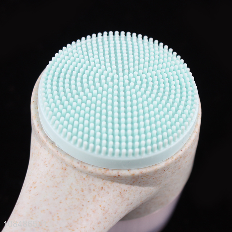 China products multicolor double-sided facial cleansing brush