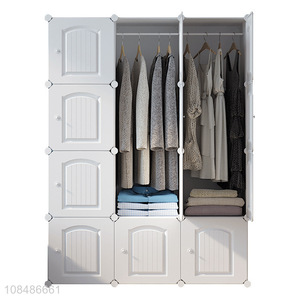 Factory wholesale assembly wardrobe home storage wardrobe