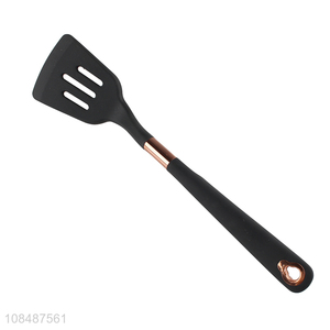 High quality non-stick silicone slotted cooking spatula kitchen utensils