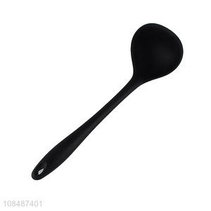 China supplier kitchen cooking tools food grade silicone soup ladle
