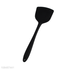 Hot sale heat resistant silicone cooking spatula Chinese style wok spatula