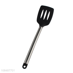 Wholesale heat resistant silicone slotted spatula for egg, pancake, fish, steak