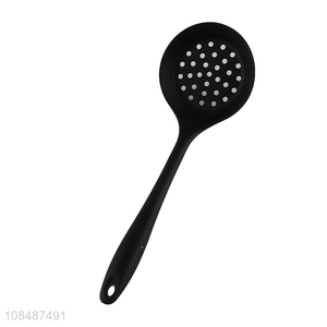 Wholesale non-stick silicone slotted spoon slotted skimmer for filter