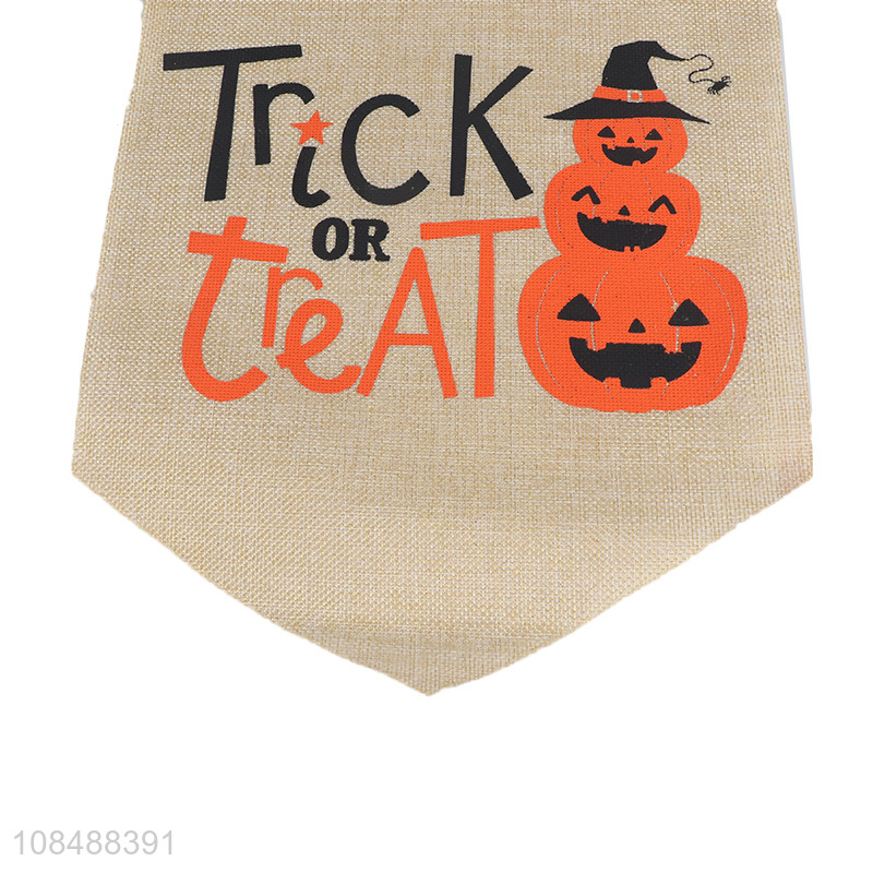 Wholesale price halloween hangings polyester party flag