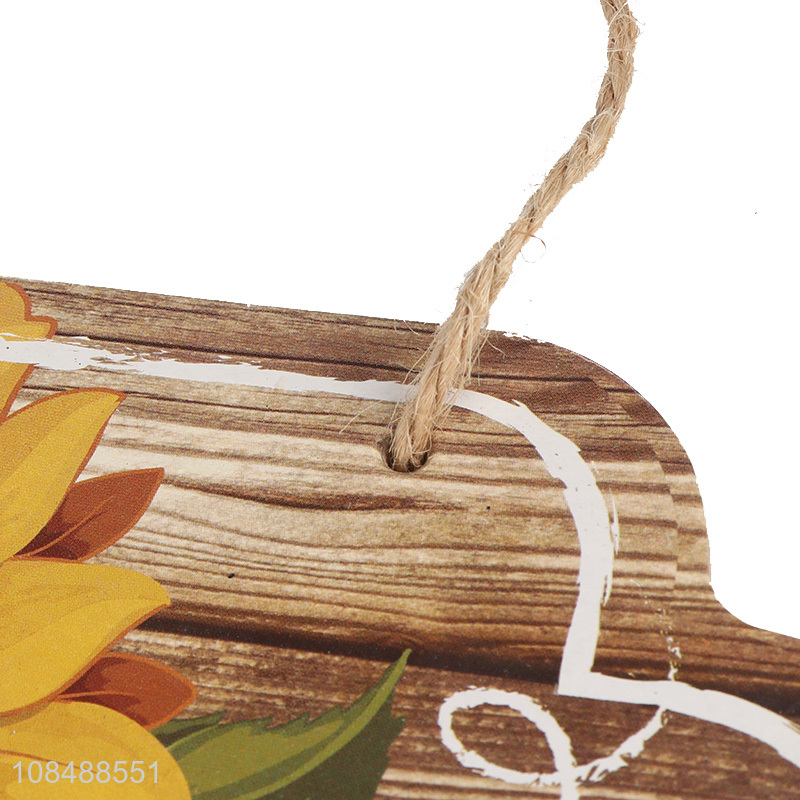 China market printed wooden decorative board hanging ornaments