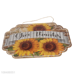 China market printed <em>wooden</em> <em>decorative</em> board hanging <em>ornaments</em>