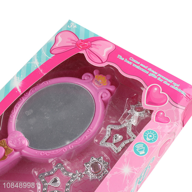 Wholesale price girls kids electric magic flash mirror