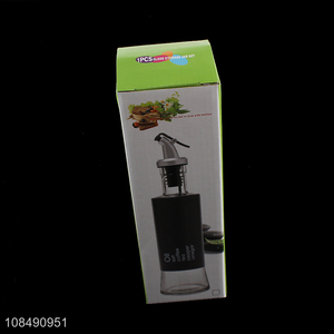 High quality leakproof glass oil and vinegar bottle cooking wine bottle