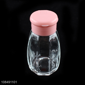 Wholesale glass salt pepper shaker seasoning bottle with plastic lid