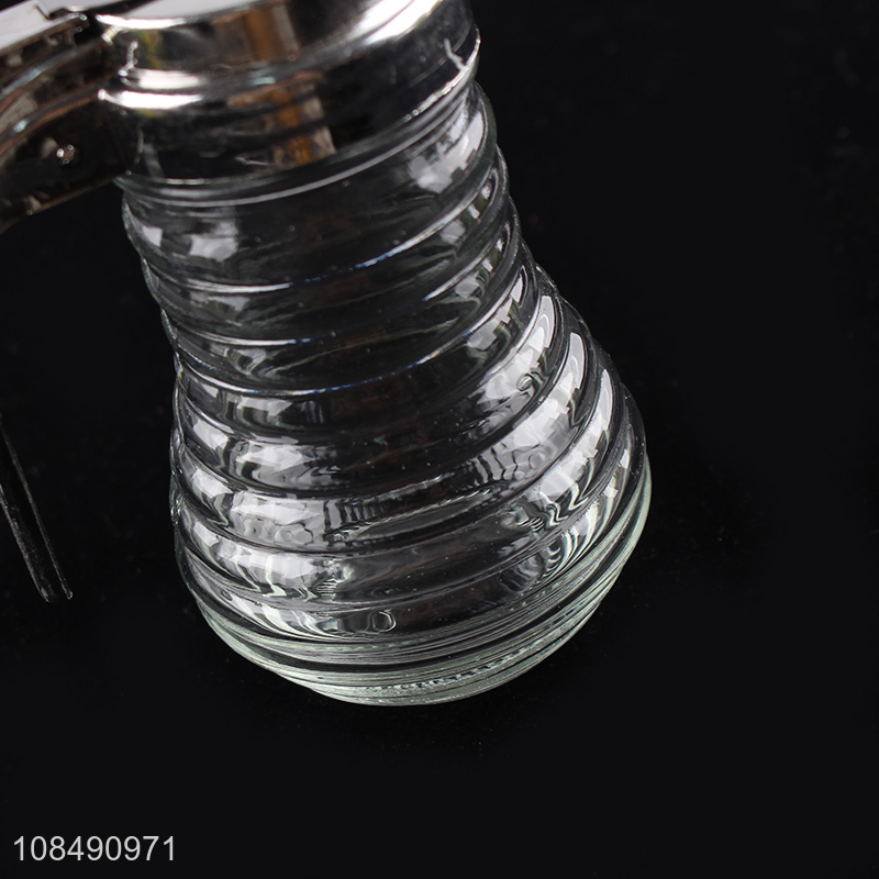 New products clear glass oil and vinegar bottle glass condiment bottle
