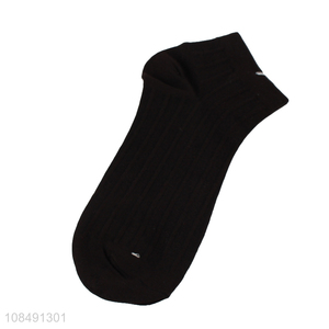 Wholesale from china black breathable men socks short socks