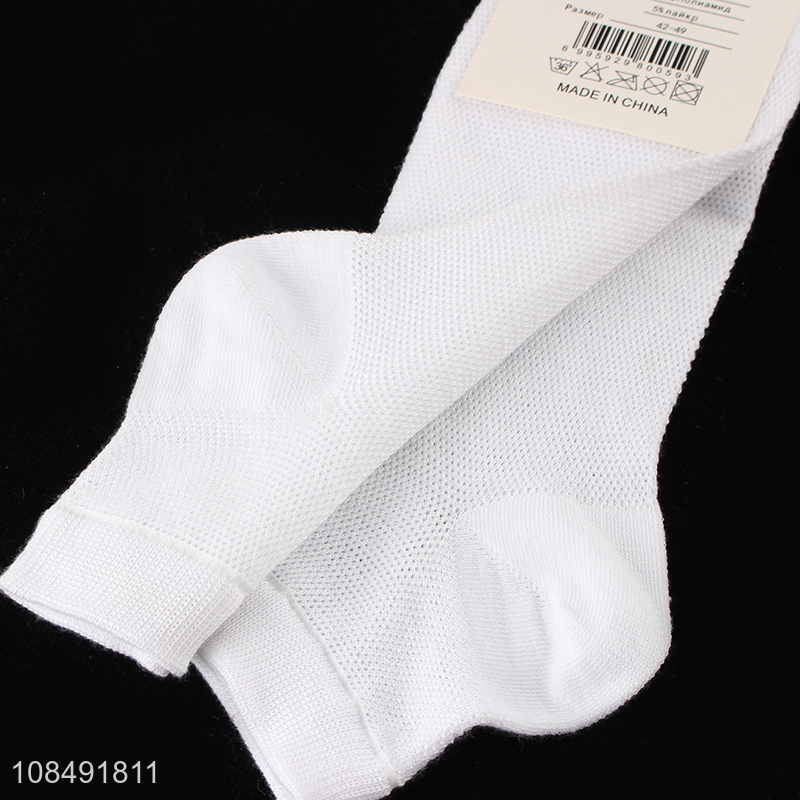 Wholesale from china white men sports short socks ankle socks