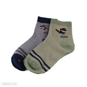 Yiwu market cartoon printed children short socks for sale