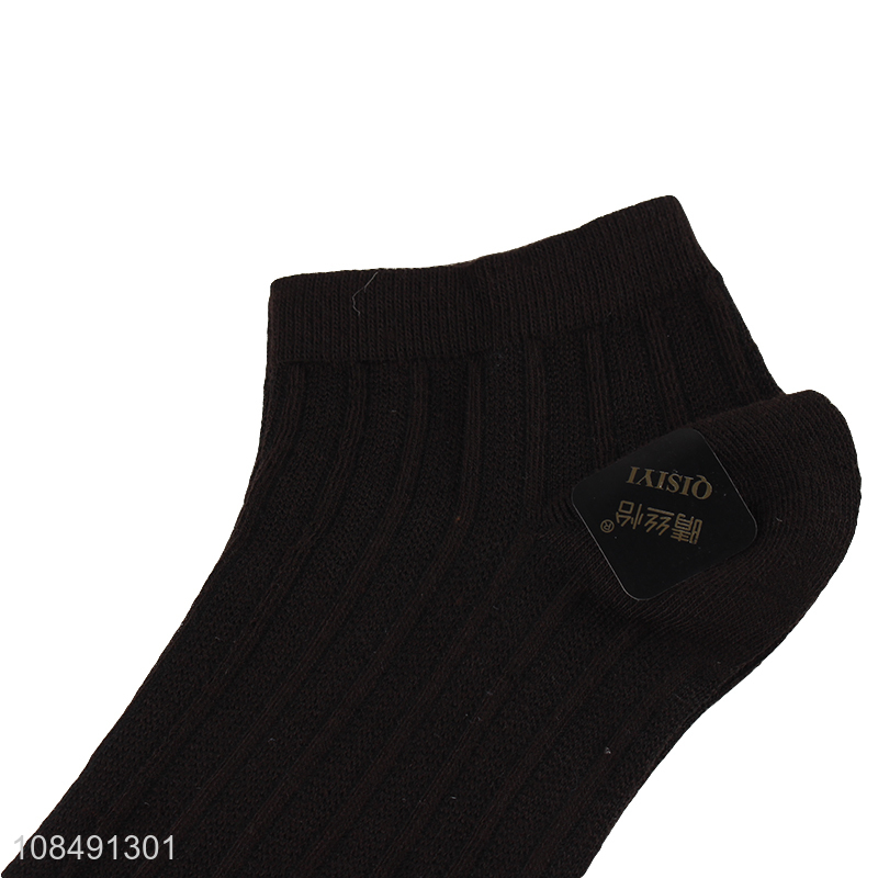 Wholesale from china black breathable men socks short socks