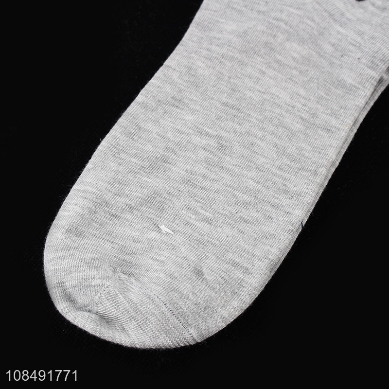 Yiwu factory grey men casual short socks breathable socks