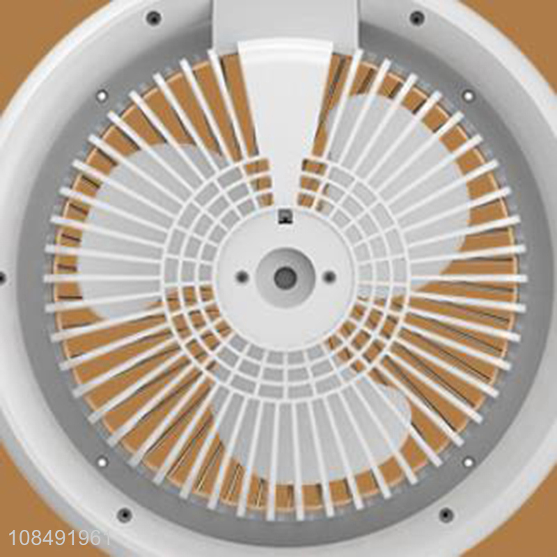 New products portable desktop rechargeable electric mini fan with light