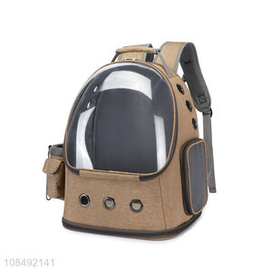 Factory price pet backpack breathable portable pet bag