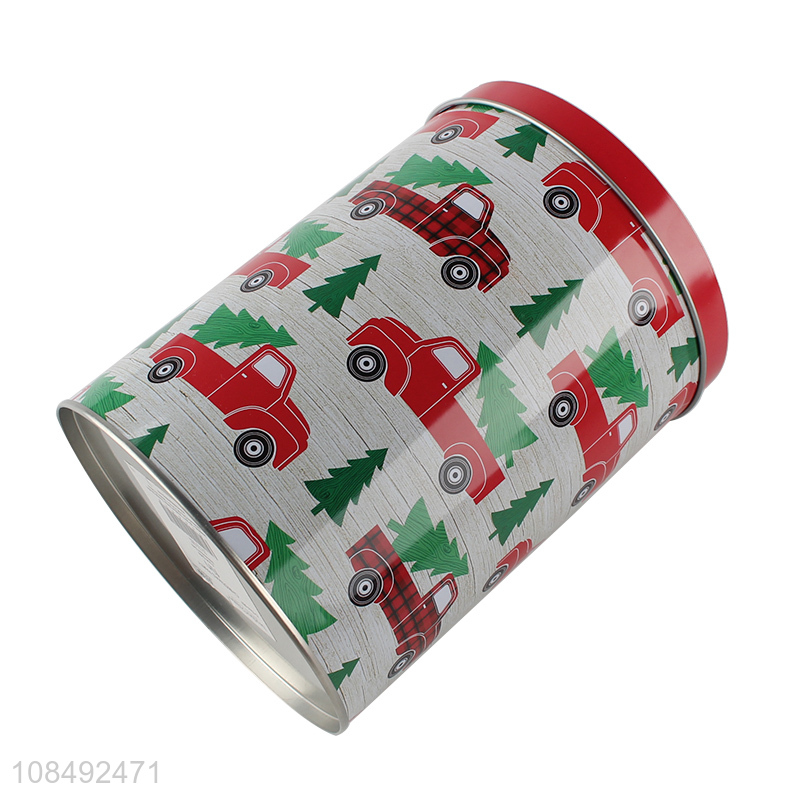 Hot sale 5pcs/set airtight metal cans cookie tin cans for holiday gifting