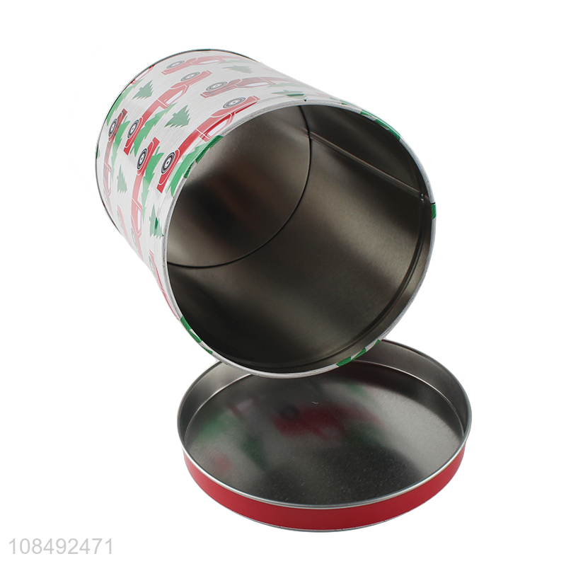 Hot sale 5pcs/set airtight metal cans cookie tin cans for holiday gifting