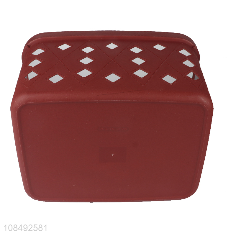 Low price storage basket desktop groceries storage box
