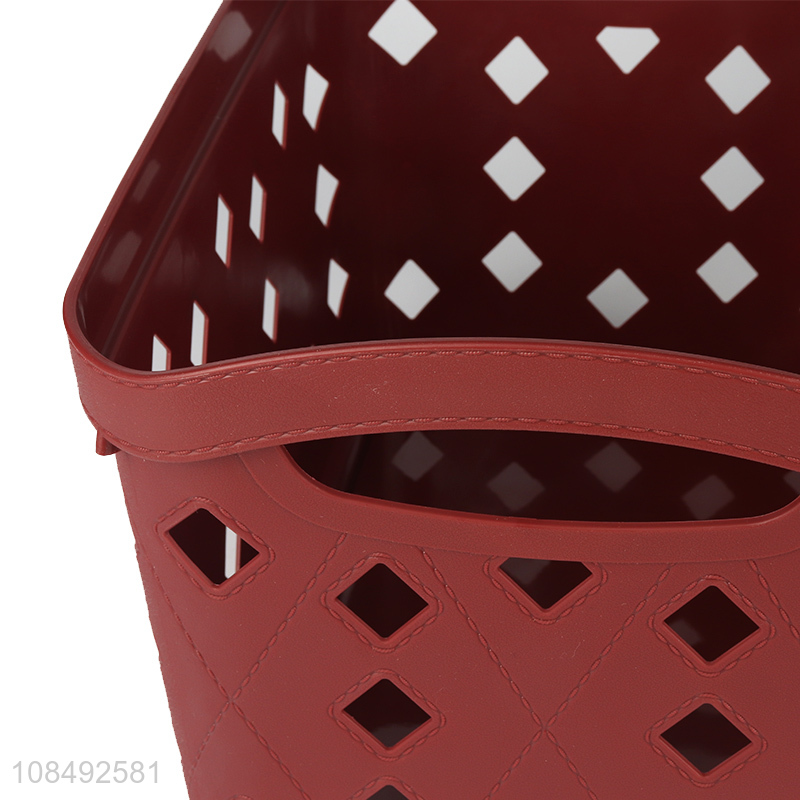 Low price storage basket desktop groceries storage box