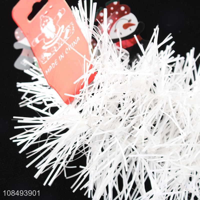 New products Christmas tinsel Xmas tree hanging ornaments artificial wreath