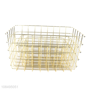 Factory direct sale iron wire bread storage basket