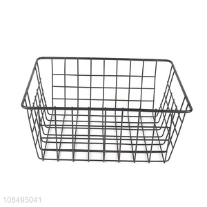High quality metal storage basket kitchen bread basket