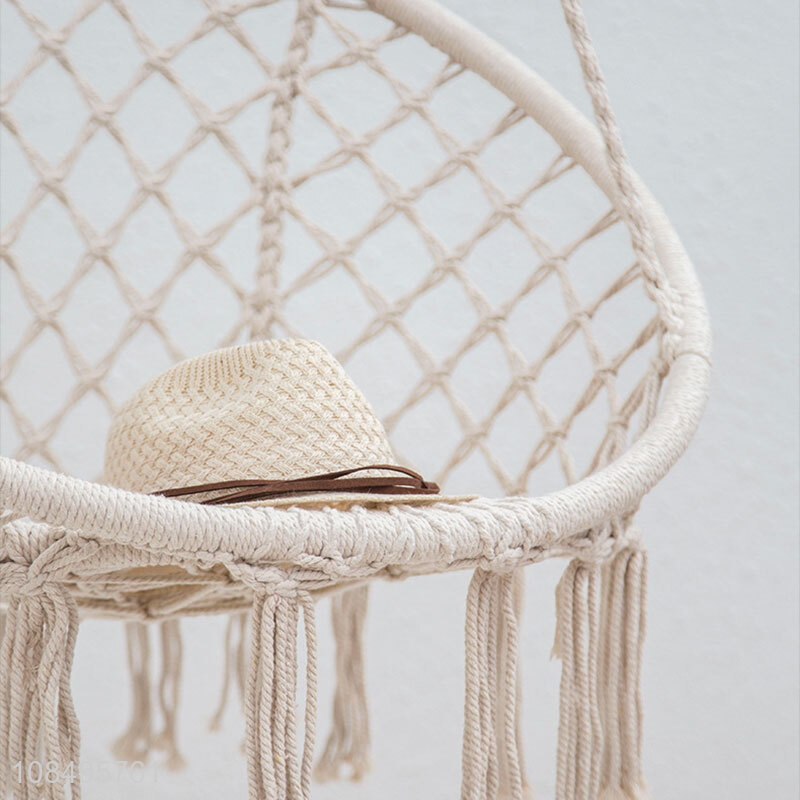 High quality creative cotton thread woven hanging chair