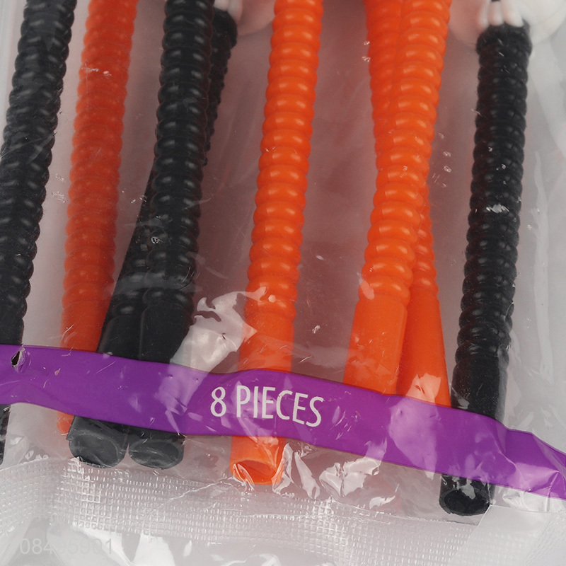 Yiwu market party decoration 8pieces plastic juice straw