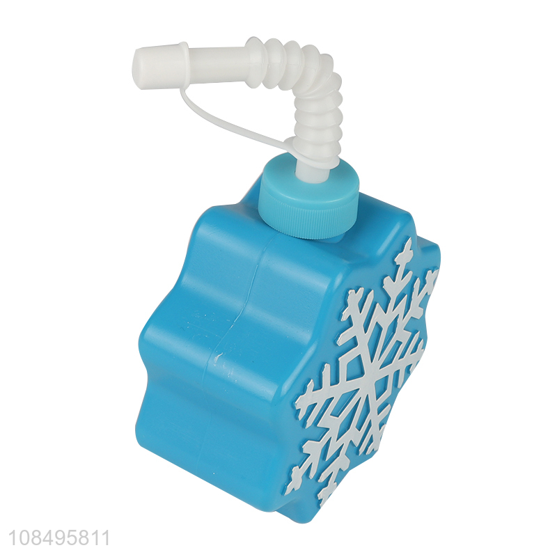 Top selling children plastic straw water bottle drink cup