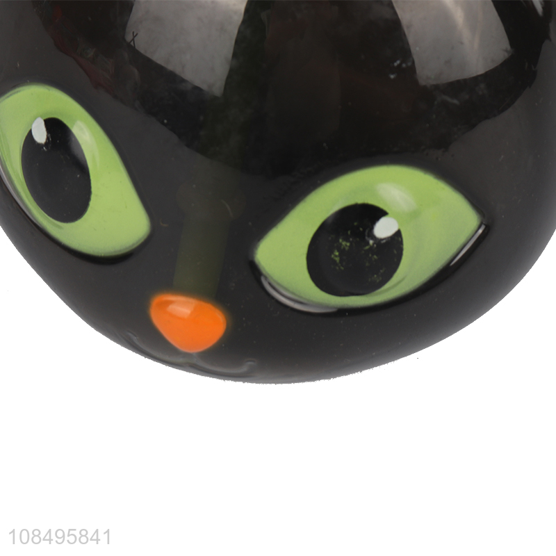 Good selling cartoon plastic straw water cup with lights