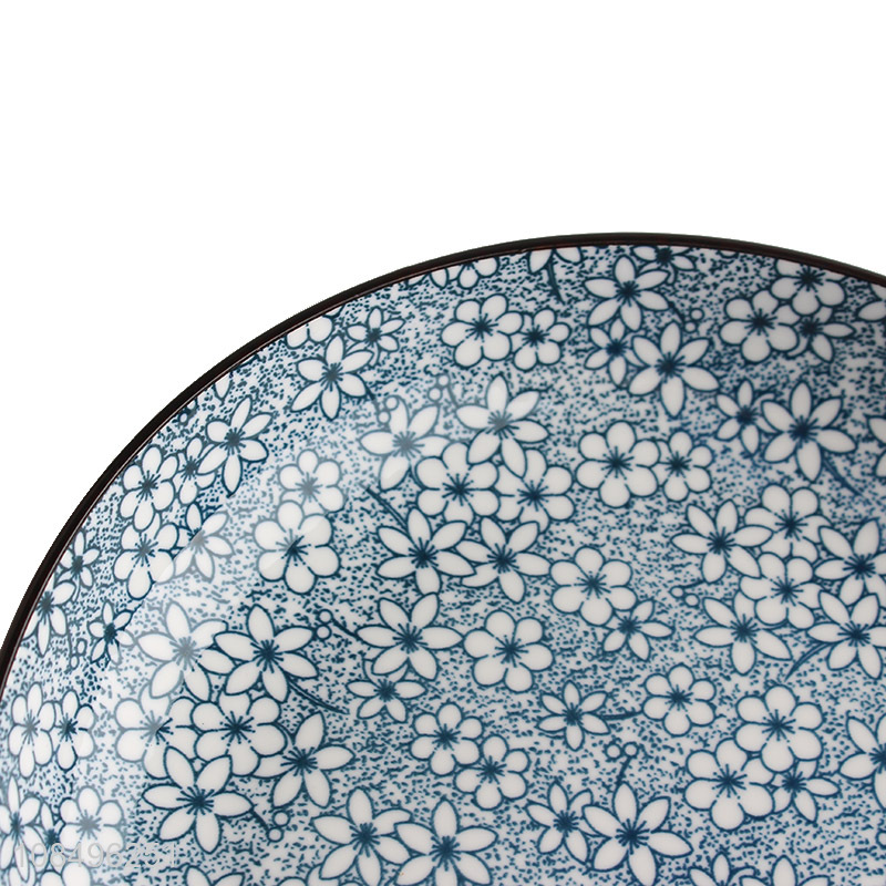 China factory household restaurant ceramic serving plate for sale