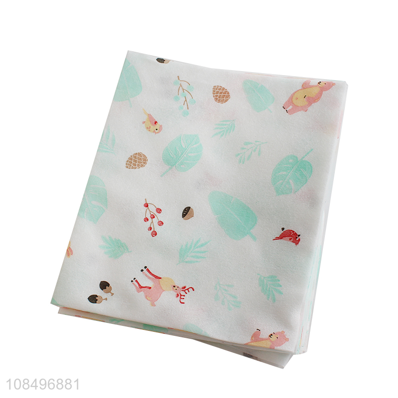 Wholesale disposable spunlace non-woven fabrics placemat for baby toddlers