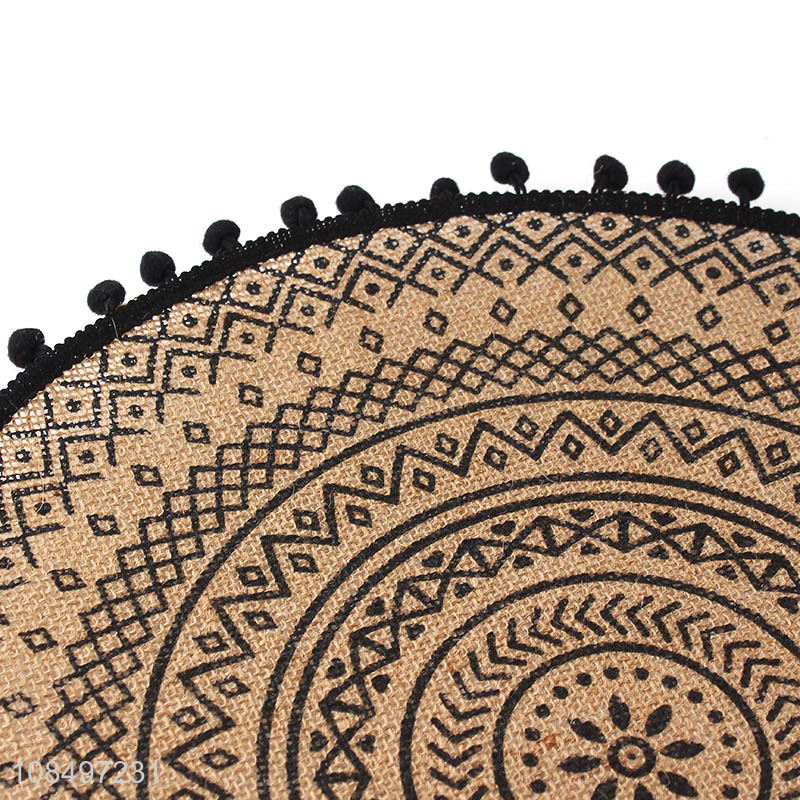 Hot products washable round table decoration place mats