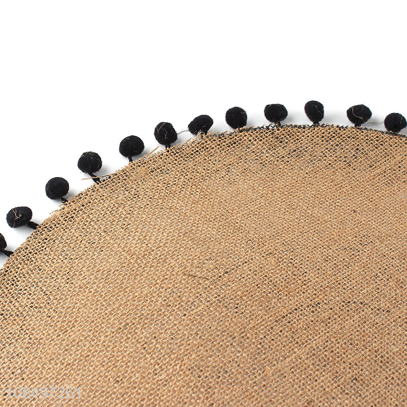 Wholesale from china heat resistant round table mat place mat