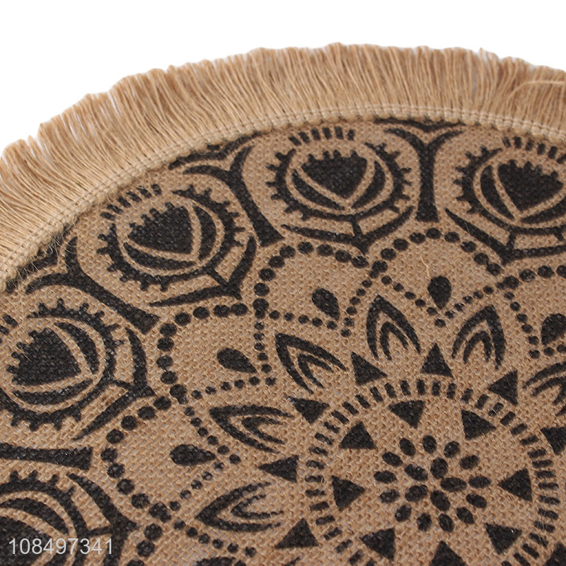 Latest products round household restaurant table mat place mat
