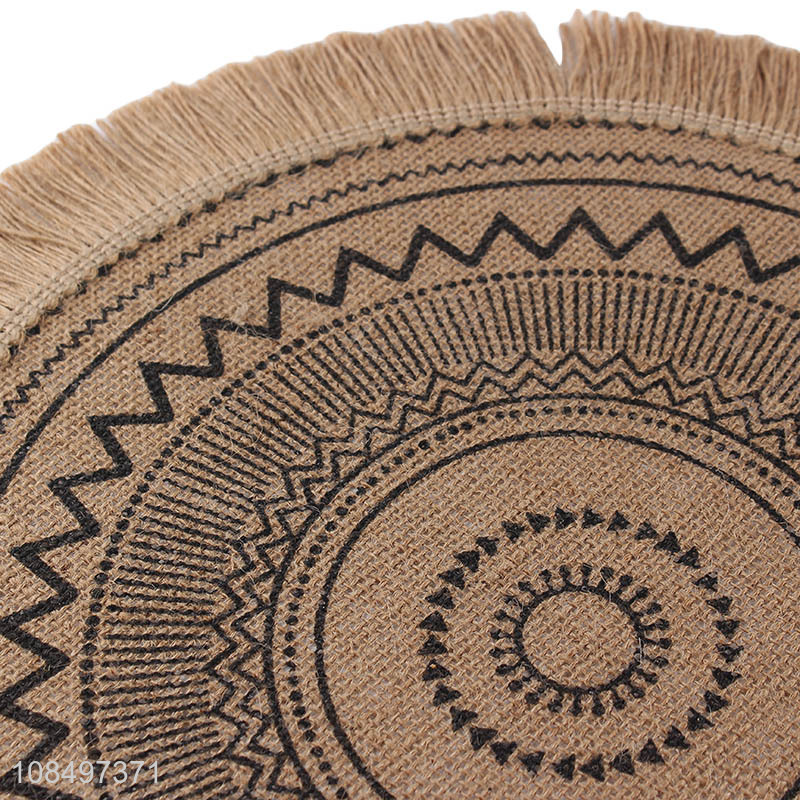 High quality round tabletop decoration place mats for sale