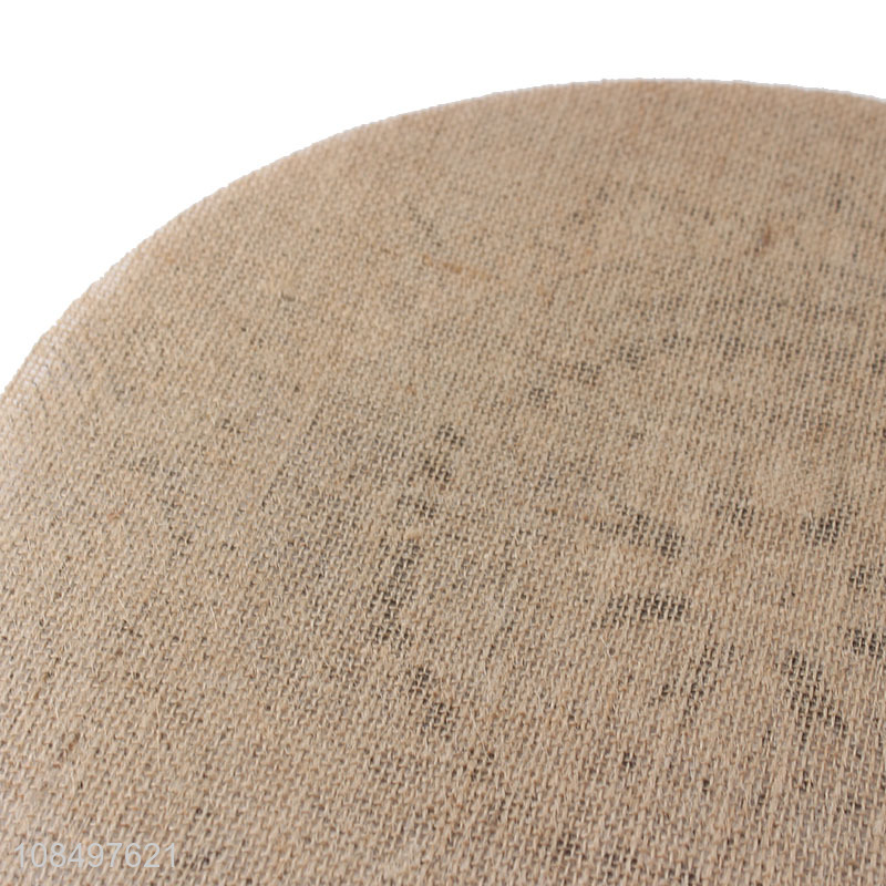 Factory price table decoration round linen dining table mats